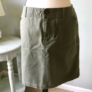 Eddie Bauer Khaki Skirt